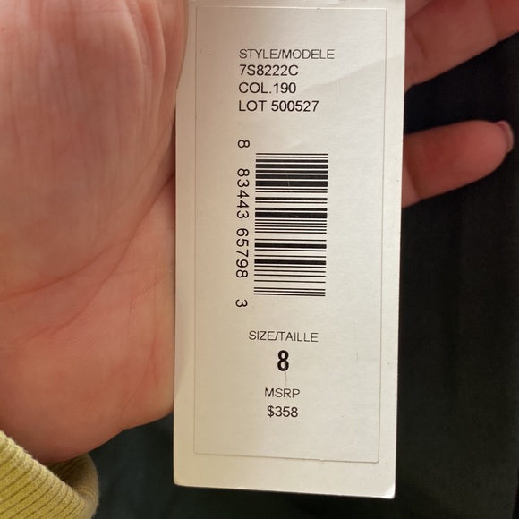 NEW!! GREY, BADGLEY MISCHKA size 8 bell bottom pants - Picture 13 of 13